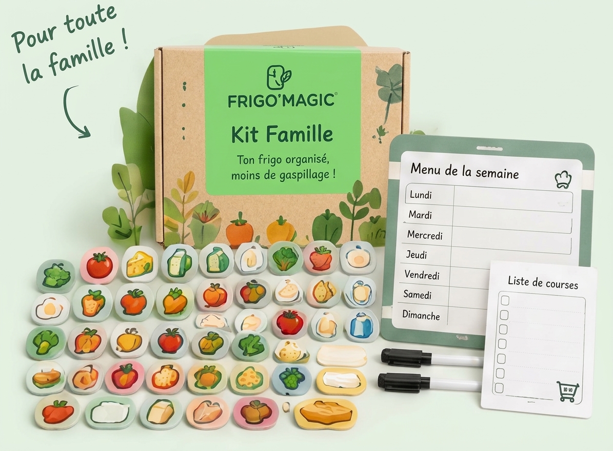 Contenu du Kit Essentiel Frigo'Magic